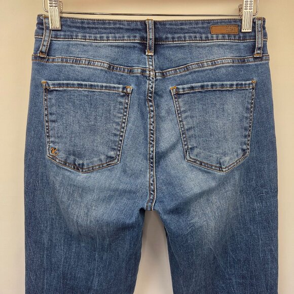 Kut From The Kloth  Lightly Distressed Medium Wash Jeans Size 6 - Picture 5 of 13
